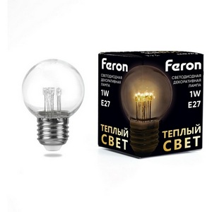 Изображение товара Лампа светодиодная Feron 41918 LB-378 E27 1W 2700K