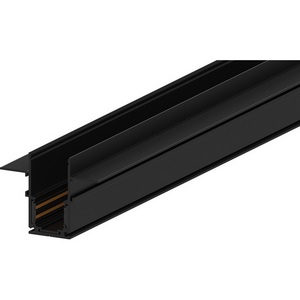 Изображение товара Шинопровод под гипсокартон низковольтный встраиваемый Feron 41965 черный, 2м, CABM1001