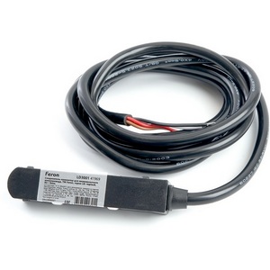 Изображение товара Токовод-коннектор для низковольтного шинопровода, черный Feron LD3001 41969