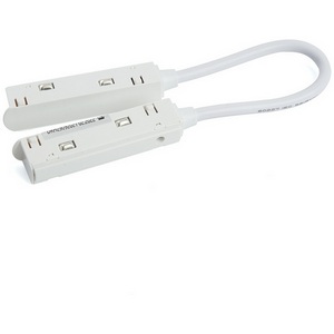 Изображение товара Гибкий коннектор для низковольтного шинопровода, белый Feron LD3002 41972