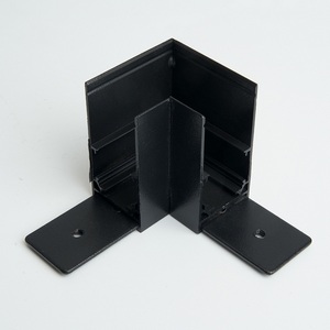 Изображение товара Соединитель угловой для низковольтного накладного шинопровода, черный Feron LD2001 41977