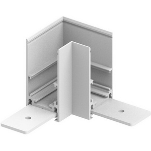 Изображение товара Соединитель угловой для низковольтного накладного шинопровода, белый Feron LD2001 41978