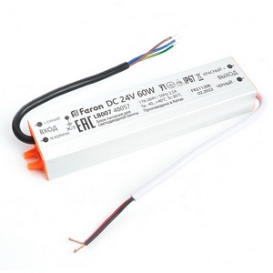 Изображение товара Трансформатор для светодиодной ленты IP67 60W 24V (драйвер) Feron LB007 48057