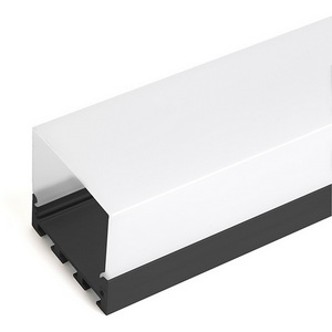 Изображение товара Профиль накладной для светодиодной ленты Feron CAB268 48149 42х45мм, алюминиевый, черный, 2м