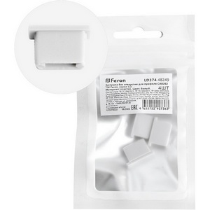 Изображение товара Заглушка без отверстия для профиля CAB262, LD374 Feron 48249