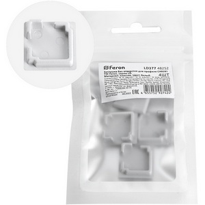 Изображение товара Заглушка без отверстия для профиля CAB281, LD377 Feron 48252