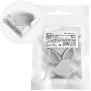 Изображение товара Заглушка без отверстия для профиля CAB280, LD379 Feron 48254