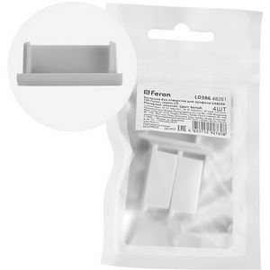 Изображение товара Заглушка без отверстия для профиля CAB263, LD386 Feron 48261