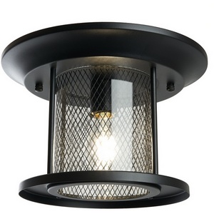 Изображение товара Потолочный светильник IP44 Feron Бордо 48387 PL723 60W E27 черный