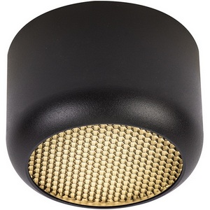 Изображение товара Светильник потолочный Feron HL364 Barrel ECHO 48398 чёрный, с антибликовой сеточкой