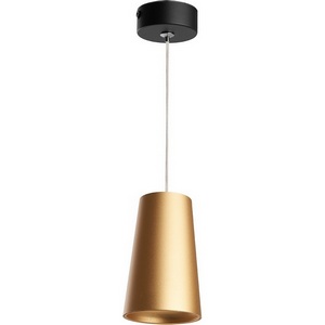 Изображение товара Подвесной светильник Feron ML1858 Barrel BELL levitation 48423 MR16 35W золото черный