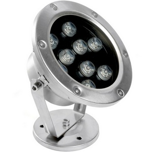 Изображение товара Уличный подводный прожектор светодиодный Feron LL-824 48468 9W, AC24V, низковольтный, RGB, IP68