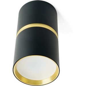 Изображение товара Светильник потолочный Feron ML186 Barrel ZEN 48639 MR16 GU10 35W чёрный, золото