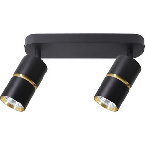 Изображение товара Спот настенно-потолочный Feron ML1862 ZEN 48643 GU10, чёрный, золото