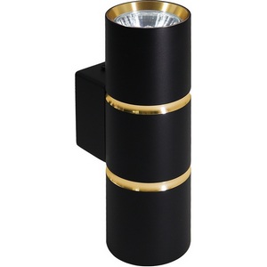 Изображение товара Светильник настенный Feron ML1860 ZEN 48649 2*GU10, черный, золото IP20