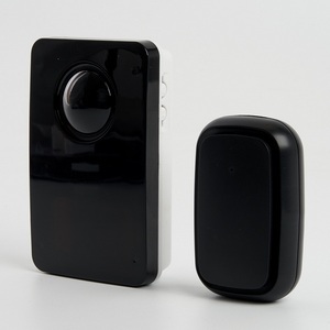 Изображение товара Звонок дверной беспроводной IP44 Feron 48921 E-381 Электрический 38 мелодий черный