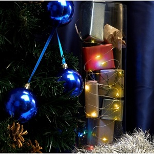 Изображение товара Светодиодная гирлянда линейная Роса 2700К 2м с питанием от батареек Feron CL588 51439