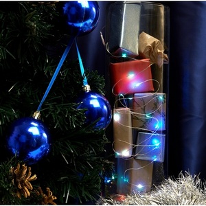 Изображение товара Светодиодная гирлянда линейная Роса 5000К 2м с питанием от батареек Feron CL588 51440