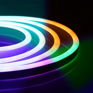 Изображение товара Cветодиодная LED лента неоновая 72SMD(5050)/м 8Вт/м 50м 220V RGB IP67 Feron LS720 51975