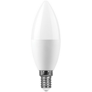 Изображение товара Лампа светодиодная C37 свеча 15W 175-265V E14 6400К Feron LB-980 52074