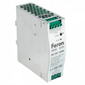 Изображение товара Трансформатор электронный на DIN-рейку 120W 24V Feron LB008 52135