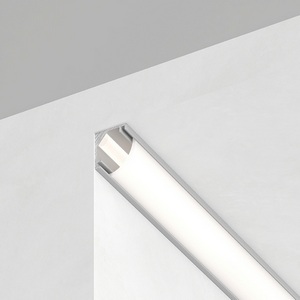 Изображение товара Профиль для светодиодной ленты алюминиевый накладной угловой круглый 2м Feron CAB240 52148