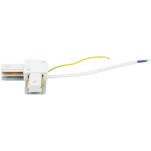 Изображение товара Коннектор угловой однофазный для шинопровода с проводом белый Feron LD1021C 52153