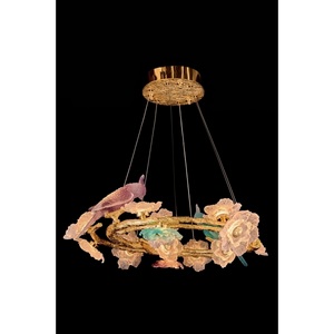 Изображение товара Подвесная люстра светодиодная птички Fluorite Sauvage FL1099-16P