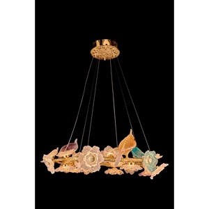 Изображение товара Подвесная люстра светодиодная птички Fluorite Sauvage FL1099-24P