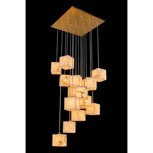 Изображение товара Подвесная люстра каскадная Fluorite Solidez FL1109-16P