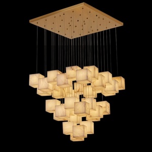 Изображение товара Подвесная люстра каскадная Fluorite Solidez FL1109-25P