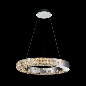Изображение товара Подвесная люстра с холодным белым светом светодиодная Fluorite Elegance FL1148-6P кольцо