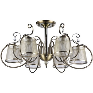 Изображение товара Потолочная люстра Freya Simone FR2020-PL-06-BZ с подвесками
