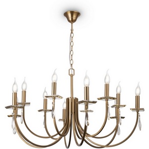 Изображение товара Подвесная люстра Freya Forte FR1006PL-12G в виде свечи