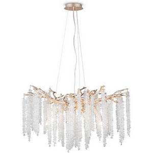 Изображение товара Подвесная люстра хрусталь Freya Mineral FR1010PL-10G форма ветки
