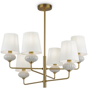 Изображение товара Потолочная люстра на штанге Freya Ceramics FR2029PL-06BS