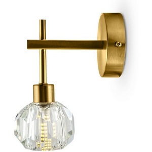 Изображение товара Бра хрустальное Freya Grace FR5114WL-01BZ в форме шара