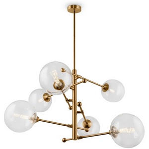 Изображение товара Потолочная люстра молекулы светодиодная Freya Maddison FR5115PL-06BZ