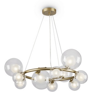 Изображение товара Подвесная люстра молекулы Freya Duo FR5139PL-10MG