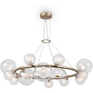 Изображение товара Подвесная люстра молекулы Freya Duo FR5139PL-14MG
