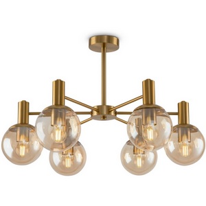 Изображение товара Люстра потолочная на штанге Freya GLOBO FR5175PL-06BS в форме шара