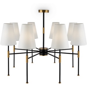 Изображение товара Люстра потолочная на штанге Freya Tida FR5196PL-08BBS