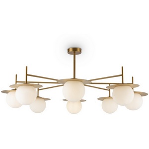 Изображение товара Потолочная люстра на штанге Freya Camelia FR5202PL-08BS в форме шара