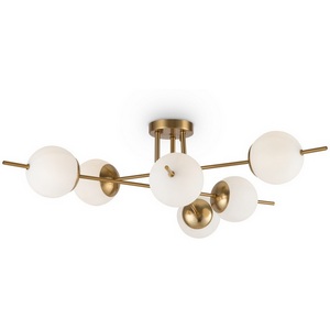 Изображение товара Потолочная люстра на штанге Freya Damask FR5205PL-06BS в форме шара