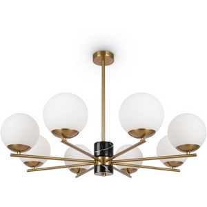 Изображение товара Потолочная люстра на штанге Freya Marble FR5230PL-08BS шарики