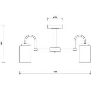 Изображение товара Потолочная люстра на штанге Freya Jewel FR5321CL-05BZ