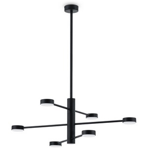 Изображение товара Люстра потолочная светодиодная ip20 на штанге Freya Tactic FR5363CL-06B