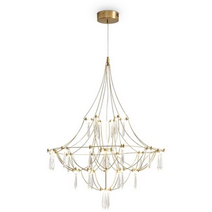 Изображение товара Люстра led подвесная с хромированной арматурой Freya Amela FR6138PL-L21BS