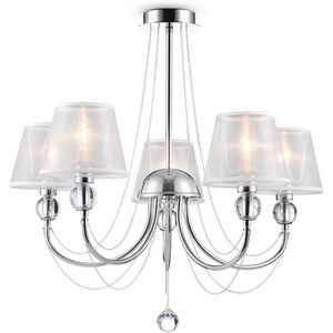 Изображение товара Люстра с подвесками из хрусталя Freya Beverly FR5661-PL-05-CH