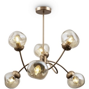 Изображение товара Потолочная люстра на штанге в виде молекул Freya Volani FR8017PL-06MG